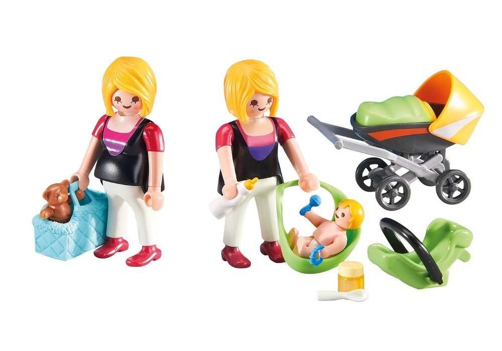 PLAYMOBIL Outletdelocio Playmobil 6447. Embarazada y Mama con Bebe