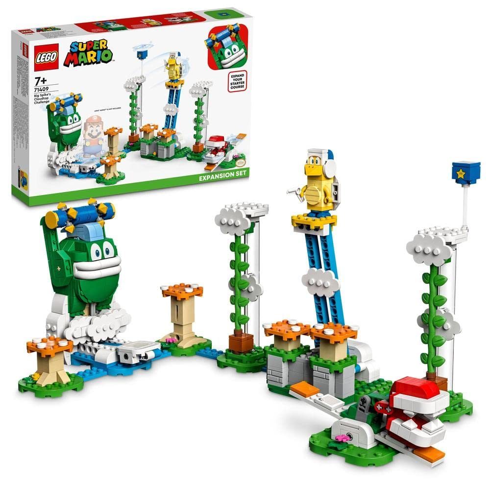 LEGO 71409 Super Mario Set de Expansión: Desafío en Las Nubes del Gran Spike, Juguete Mario Bros de Construcción, Coleccionable, Combinar con Pack Inicial