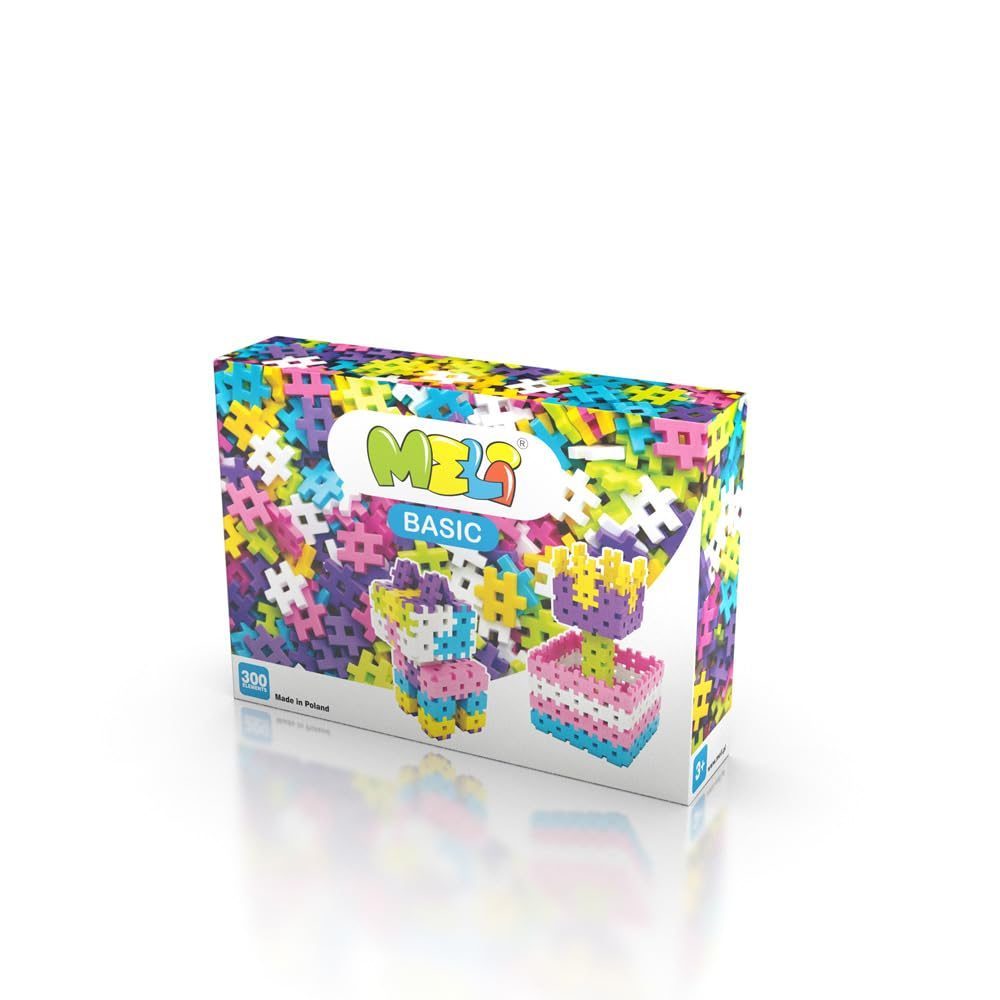 Meli 67216 Basic Pink Creative Toy, 300 Stück