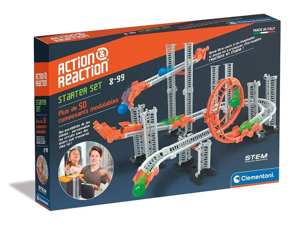 Clementoni Action & Reaction-Starter Set, 52423, Multicolor