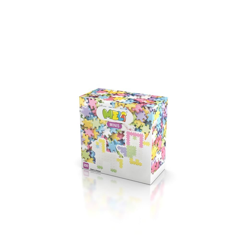 Meli 67312 Minis Pastel - Juguetes creativos (200 Unidades), Multicolor