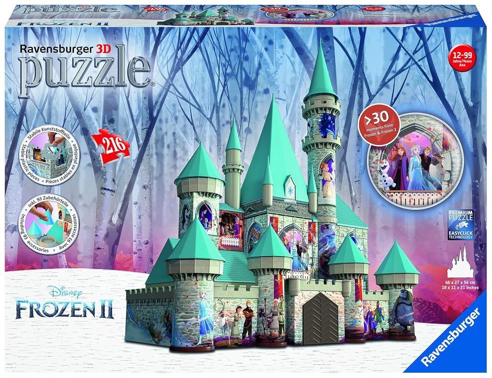 Ravensburger - Puzzle 3D Frozen Ice Castle (11156)