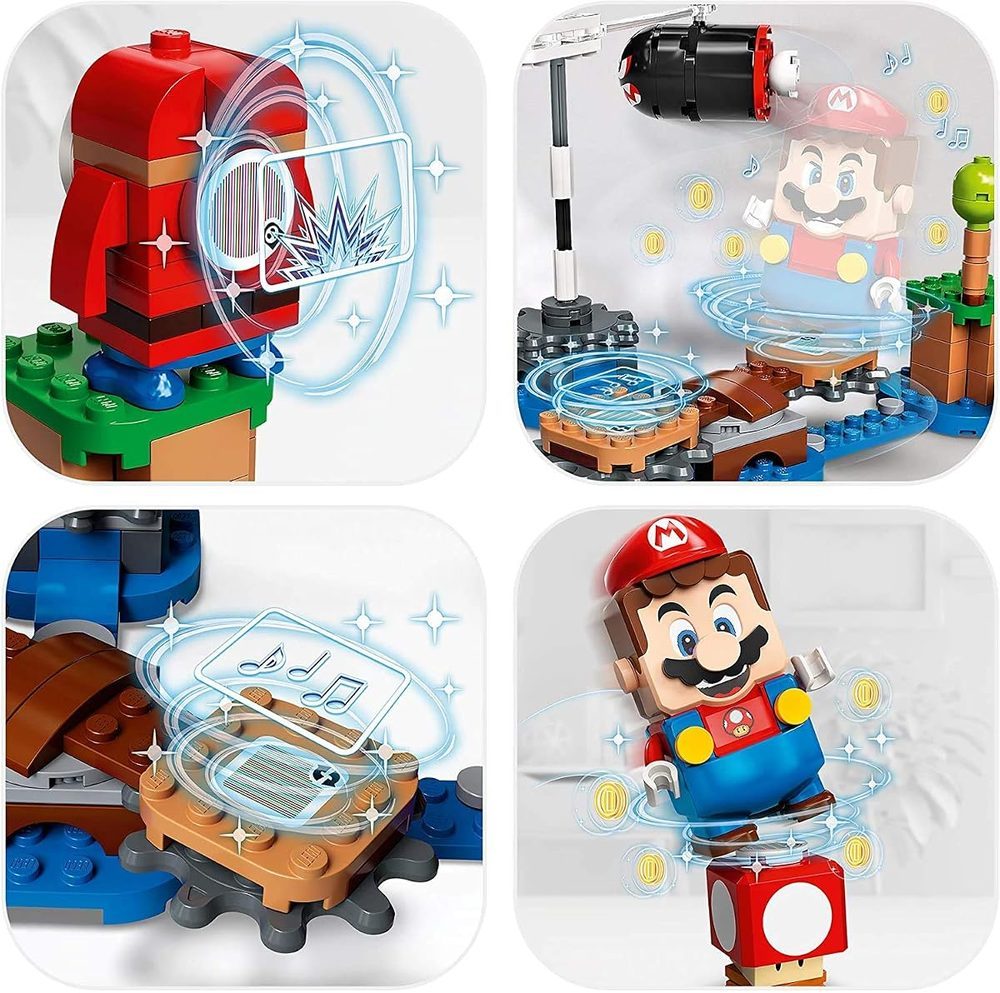 LEGO 71366 Super Mario Set de Expansión: Avalancha de Bill Balazos, Juguete de Construcción para Niños y Niñas +7 años