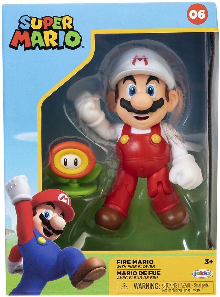 Jakks Pacific HK LTD FIGURINA Col. Mario Fuego 10CM, Negro