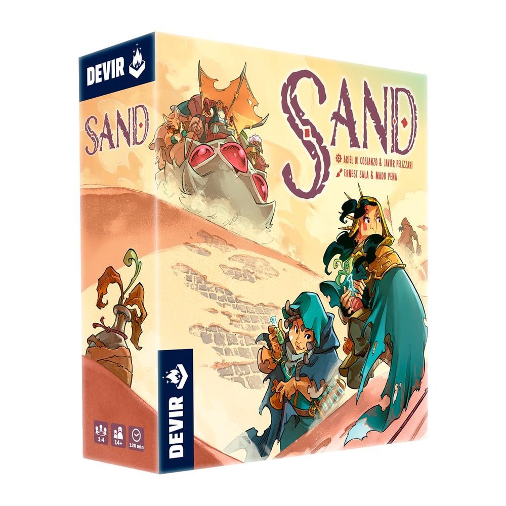 Devir - Sand, Juego de Mesa, Gestión de Recursos, Estrategia, con Amigos, Edad +14 (BGSANDML)