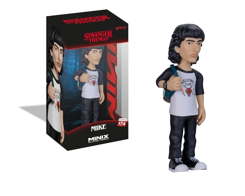 MINIX - Serie de TV #174 - Stranger Things - Mike Hellfire - Figura Coleccionable 12 Centímetros