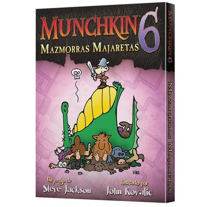 Edge Studio | Munchkin 6: Mazmorras Majaretas | Expansión | Juego de Cartas | A Partir de 10 Años | De 3 a 6 Jugadores | 60 Minutos por Partida | Español